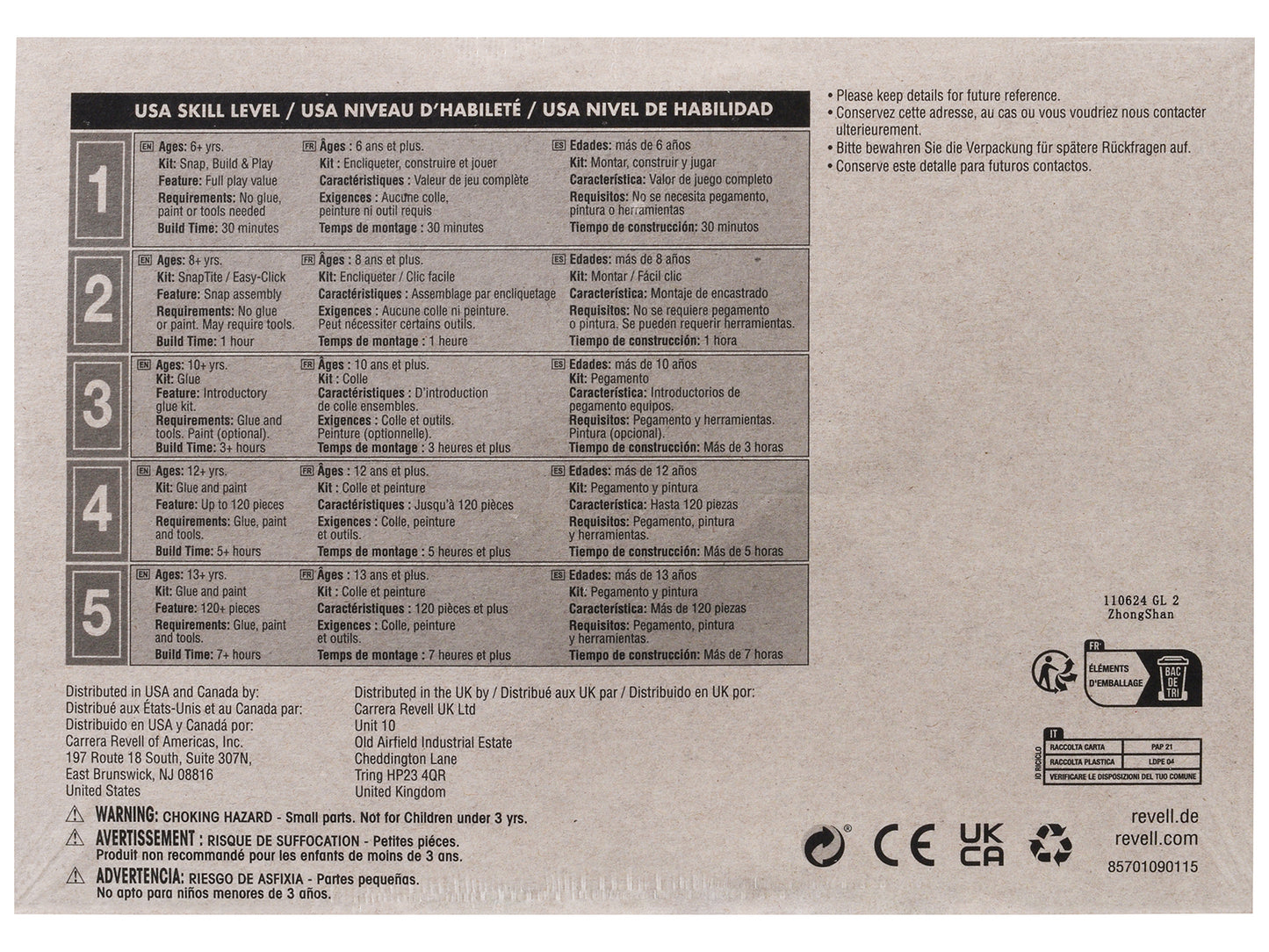 Level 4 Model Kit Billy Hargrove’s 1979 Chevrolet Camaro Z/28 "Stranger Things" (2016-Current) TV Series 1/24 Scale Model by Revell