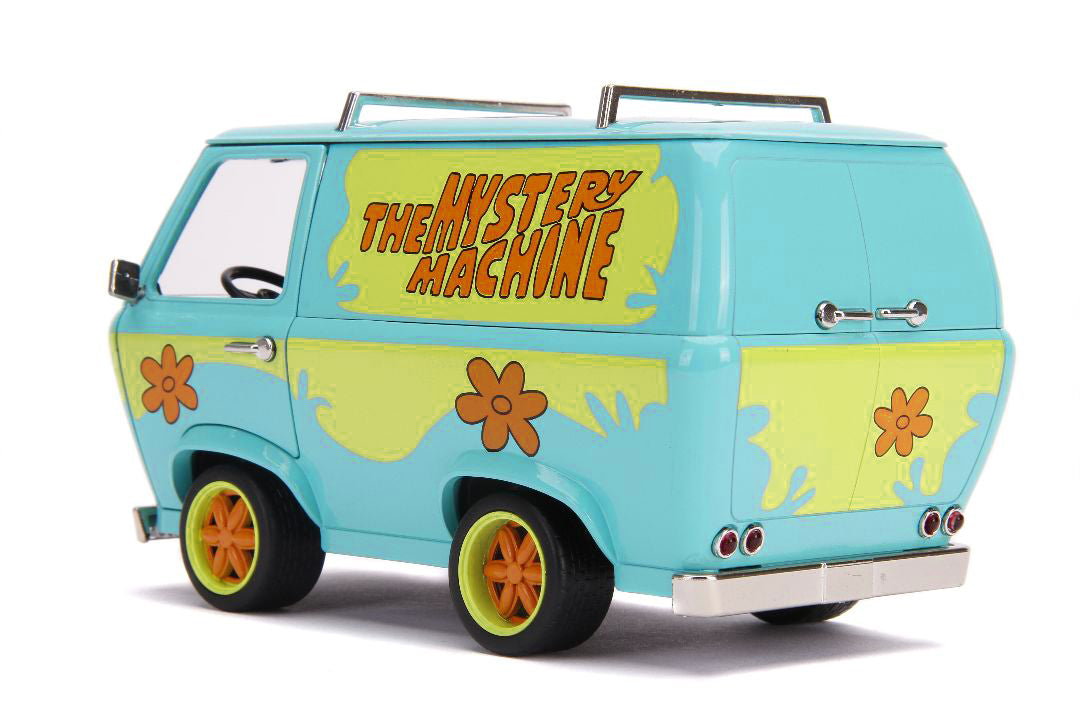 The Mystery Machine with Shaggy and Scooby-Doo Figurines "Scooby-Doo!" 1/24 Diecast Model Car by Jada