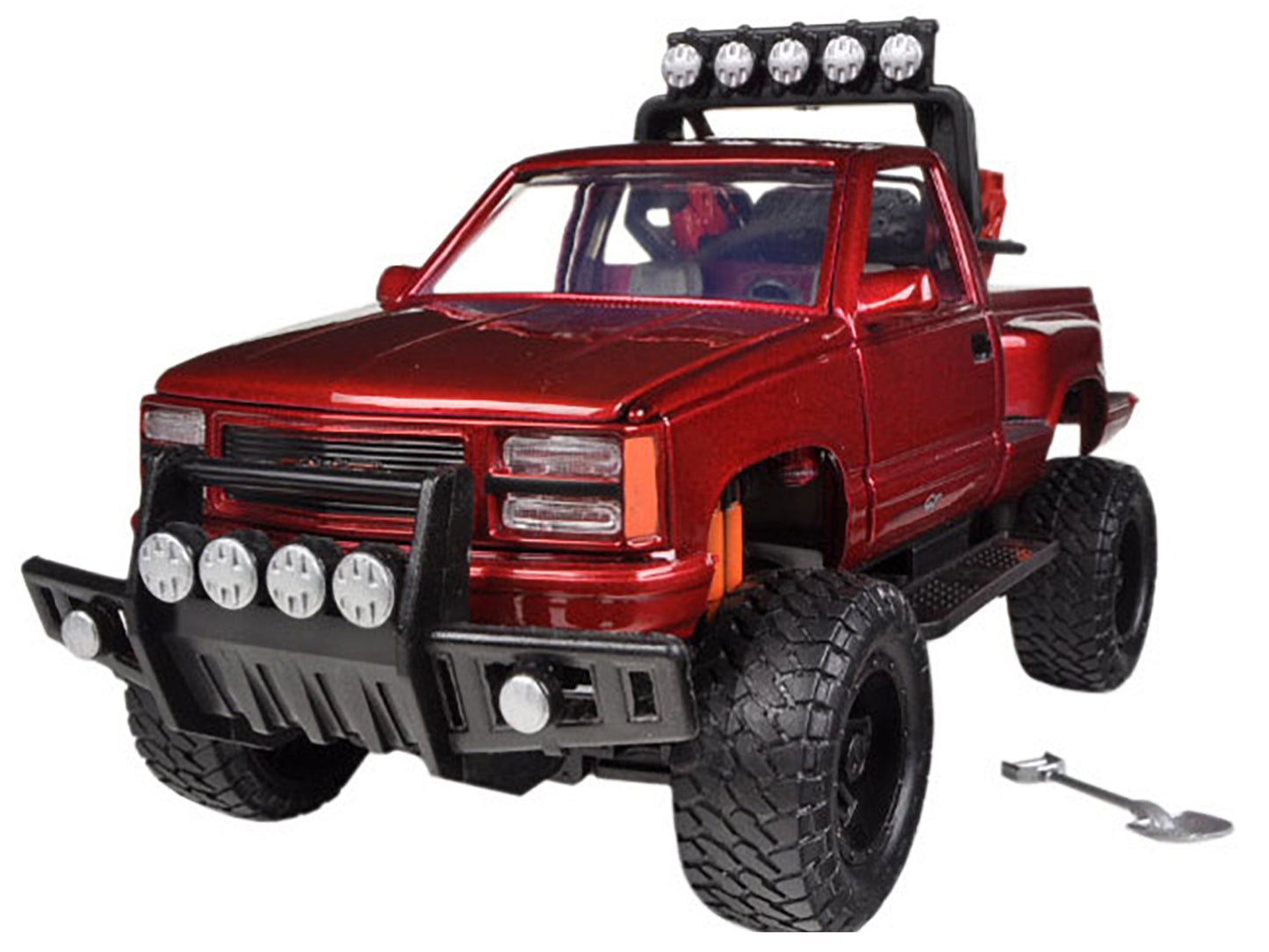 1992 GMC Sierra GT Pickup Truck Off Road Red 1/24 Diecast Model by Motormax