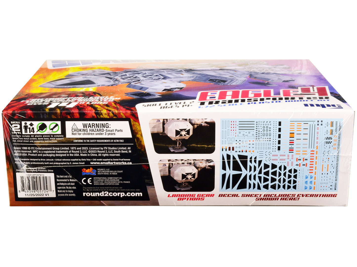 Skill 2 Eagle 4 Transporter "Space: 1999" (1975-1977) TV Show Model Kit 1/72 Scale Model by MPC