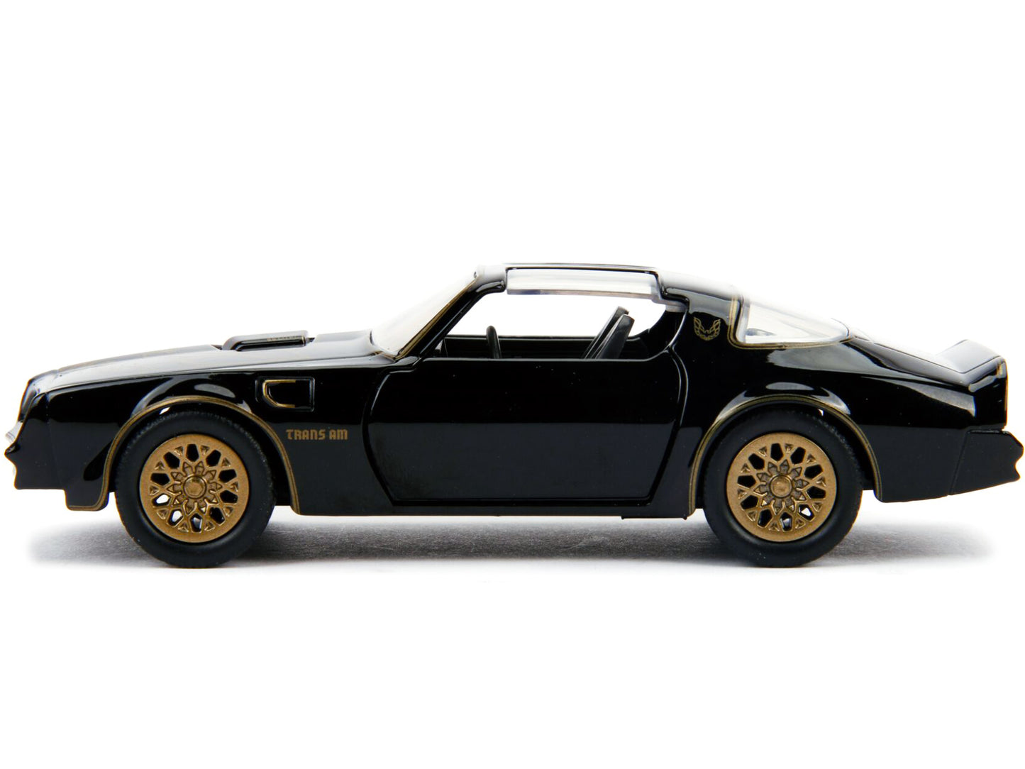 1977 Pontiac Firebird Black "Smokey and the Bandit" (1977) Movie "Hollywood Rides" Series 1/32 Diecast Model Car by Jada