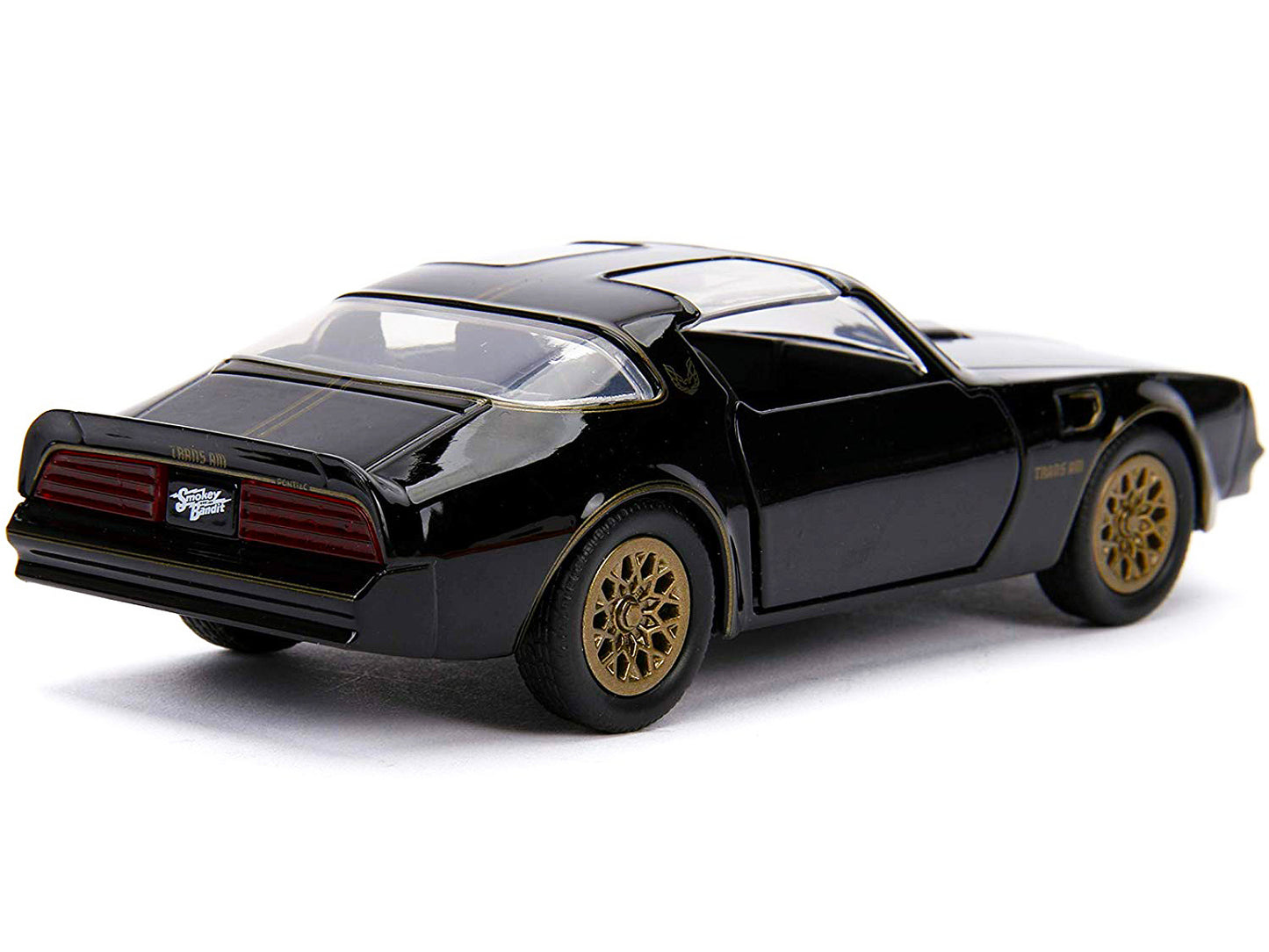1977 Pontiac Firebird Black "Smokey and the Bandit" (1977) Movie "Hollywood Rides" Series 1/32 Diecast Model Car by Jada
