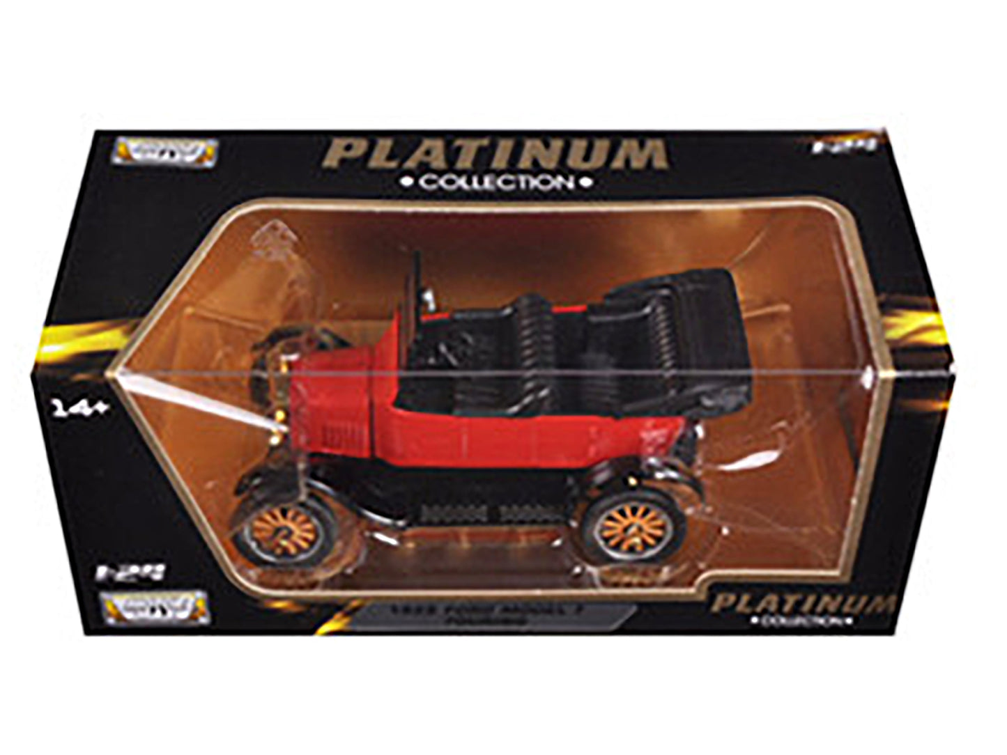 1925 Ford Model T Touring Red 1/24 Diecast Model Car by Motormax