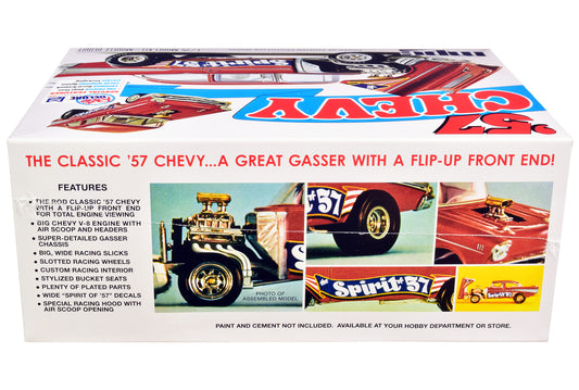 Skill 2 Model Kit 1957 Chevrolet Gasser Flip Nose "Spirit of 57" 1/25 Scale Model by MPC