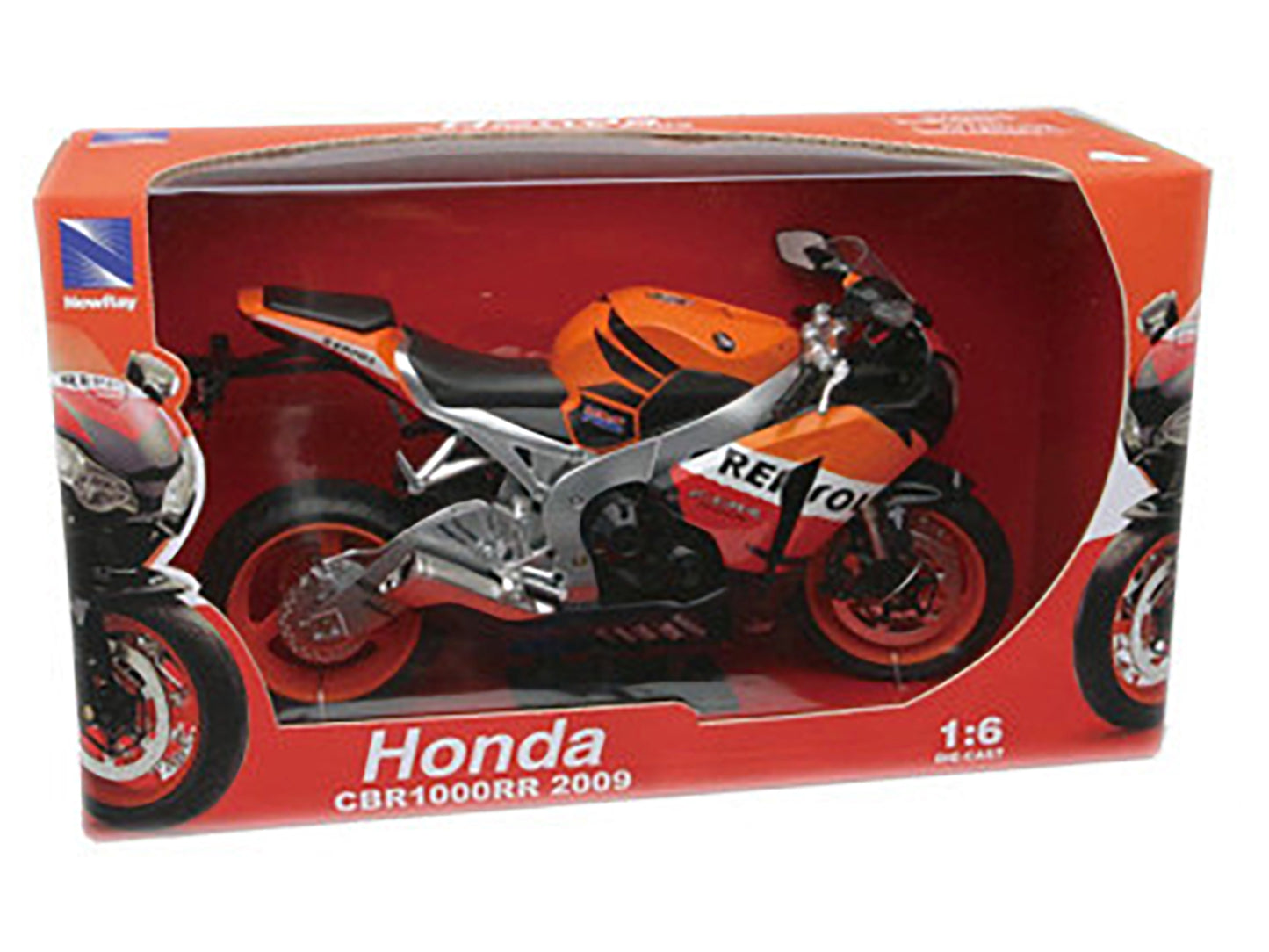 2009 Honda CBR1000RR "Repsol" 1/6 Diecast Motorcycle Model by New Ray