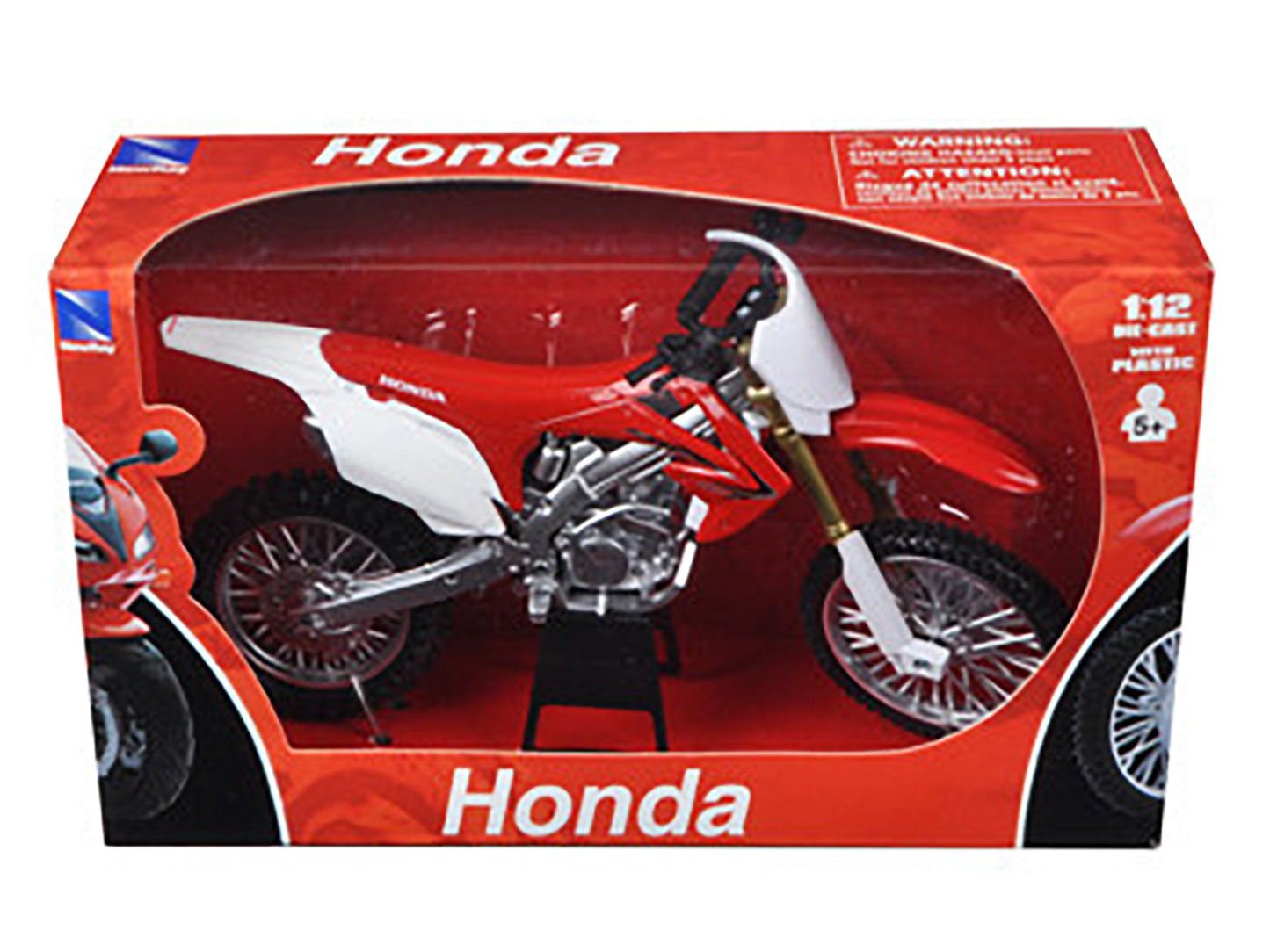 2012 Honda CR 250R Red 1/12 Diecast Motorcycle Model by New Ray