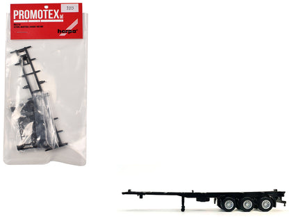 Container Chassis for 3-Axle 40ft Trailer 1/87 (HO) Plastic Model by Promotex