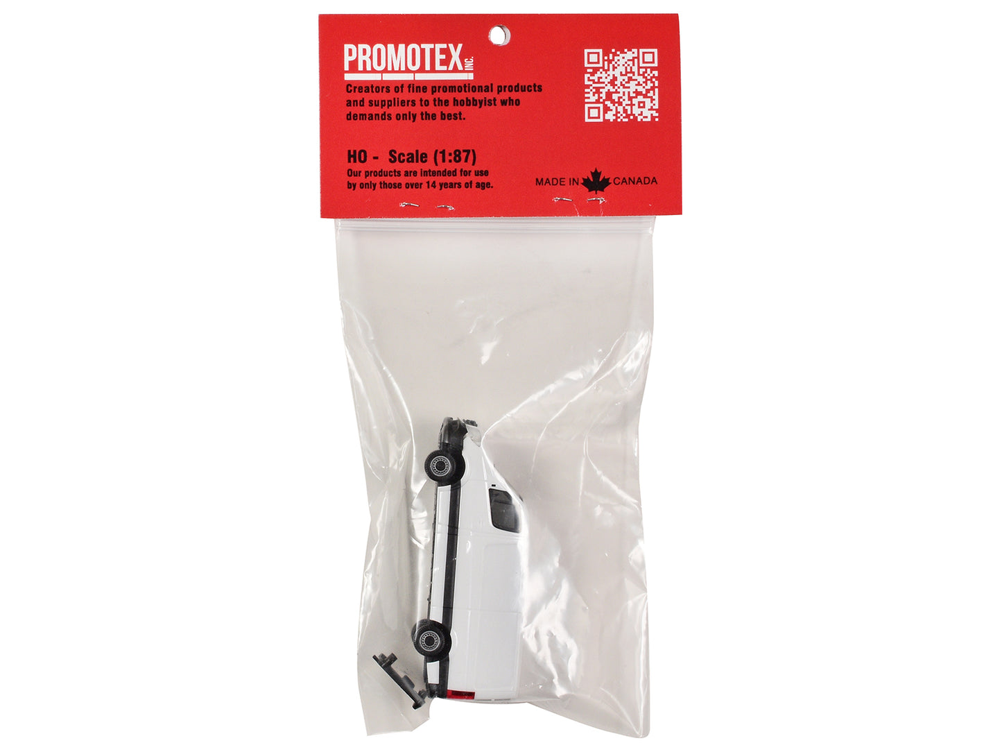 2018 Mercedes-Benz Sprinter Van White 1/87 (HO) Plastic Model Car by Promotex