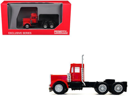 Kenworth W900 Short Day Cab "New Version" Red 1/87 (HO) Plastic Model Car by Promotex