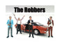 "The Robbers" 4 Piece Figure Set For 1:18 Scale Models by American Diorama