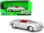 Porsche 356/1 Roadster Silver with Red Interior "NEX Models" 1/24 Diecast Model Car by Welly