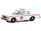 1983 Dodge Diplomat "NYC EMS (City of New York Emergency Medical Service)" White with Orange Stripes "First Responders - Hobby Exclusive" Series 1/64 Diecast Model Car by Greenlight