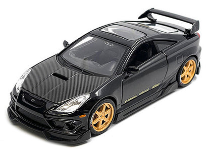 Toyota Celica GT-S Black with Carbon Hood and Sunroof "Maisto Design Tokyo Mod" Series 1/24 Diecast Model Car by Maisto