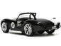 1965 Shelby Cobra 427 S/C #2 Black Metallic and White and Harvey Two-Face Diecast Figure "Batman" "Hollywood Rides" Series 1/32 Diecast Model Car by Jada