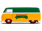 1961 Volkswagen Bus "Teenage Mutant Ninja Turtles" Green and Yellow with White Interior "Hollywood Rides" Series 1/32 Diecast Model Car by Jada