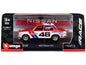 Datsun 510 #46 John Morton Red and White "BRE (Brock Racing Enterprises)" "Race" Series 1/43 Diecast Model Car by Bburago