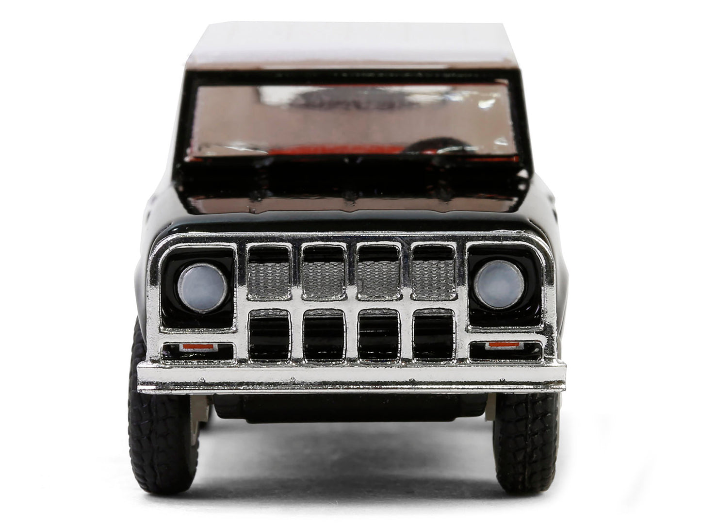 1963 Harvester Scout "Texaco" Black with White Top and Red Interior "Texaco Special Edition" Series 1 1/64 Diecast Model Car by Greenlight