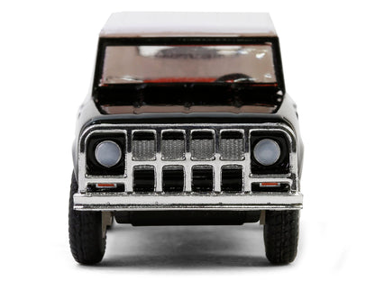 1963 Harvester Scout "Texaco" Black with White Top and Red Interior "Texaco Special Edition" Series 1 1/64 Diecast Model Car by Greenlight