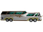 Sultana TM 44-18 SP Panoramico Coach Bus "Tres Estrellas de Oro" White and Brown with Silver Sides "The Bus & Motorcoach Collection" 1/43 Diecast Model by Iconic Replicas