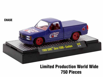 "Sodas" Set of 3 pieces Release 48 Limited Edition to 9650 pieces Worldwide 1/64 Diecast Model Cars by M2 Machines