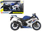 2008 Suzuki GSX-R1000 Blue Bike Motorcycle 1/12 by New Ray