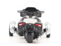 Can-Am Spyder RT 3-Wheel Motorcycle Hyper Silver Metallic with Driver Figure 1/32 Diecast Model by BRP Models