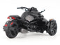 Can-Am Spyder F3 3-Wheel Motorcycle Steel Black Metallic 1/32 Diecast Model by BRP Models