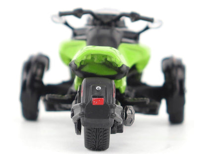 Can-Am Spyder F3-S Special 3-Wheel Motorcycle Manta Green 1/32 Diecast Model by BRP Models