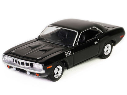 Plymouth Barracuda Black "John Wick: Chapter 4" (2023) Movie "Hollywood Series" Release 41 1/64 Diecast Model Car by Greenlight