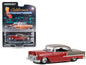 1955 Chevrolet Bel Air Lowrider Ruby Red and Matt Bronze "California Lowriders" Series 3 1/64 Diecast Model Car by Greenlight