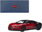 2019 Bugatti Chiron Sport Italian Red and Carbon Black 1/18 Model Car by Autoart
