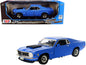 1970 Ford Mustang Boss 429 Dark Blue "Timeless Classics" Series 1/18 Diecast Model Car by Motormax