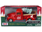 1940 Ford Pickup Truck Red "Merry Christmas" with Tree Accessory 1/24 Diecast Model Car by Motormax
