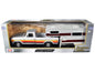 1979 Ford F-150 Custom Pickup Truck Silver Metallic with Side Stripes with Camper Shell "American Classics" Series 1/24 Diecast Model Car by Motormax