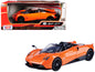 Pagani Huayra Roadster Orange 1/24 Diecast Model Car by Motormax