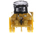 CAT Caterpillar D5 Track-Type Dozer Yellow with Fine Grading Undercarriage and Foldable Blade "High Line Series" 1/87 (HO) Scale Diecast Model by Diecast Masters