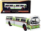 Flxible 53102 Transit Bus #N "Roosevelt Blvd. & Comly Road" SEPTA Philadelphia (Pennsylvania) Light Green and Silver with White Top "Vintage Bus & Motorcoach Collection" 1/87 (HO) Diecast Model by Iconic Replicas