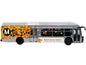 New Flyer Xcelsior XN40 Transit Bus "Los Angeles Metro - Warner Center Shuttle" Gray with Graphics "The Bus & Motorcoach Collection" Limited Edition 1/87 (HO) Diecast Model by Iconic Replicas