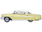 1958 Chevrolet Impala Sport Colonial Cream with Snowcrest White Top 1/87 (HO) Scale Diecast Model Car by Oxford Diecast