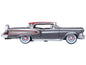 1958 Edsel Citation Silver Gray Metallic with Ember Red Top and Red Interior 1/87 (HO) Scale Diecast Model Car by Oxford Diecast