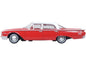 1960 Ford Fairlane Sedan 500 Monte Carlo Red with Corinthian White Top and Interior 1/87 (HO) Scale Diecast Model Car by Oxford Diecast
