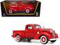 1937 Studebaker Coupe Express Pickup Truck Red 1/18 Diecast Model Car by Road Signature