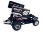 Winged Sprint Car #48 Danny Dietrich "Weikert's Livestock Inc." Gary Kauffman Racing (2024) 1/50 Diecast Model Car by ACME