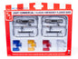Skill 2 Model Kit Light Commercial Classic Emergency Flasher Bars Set of 10 pieces for 1/25 Scale Model by AMT