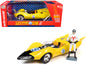Shooting Star #9 Yellow and Racer X Figurine "Speed Racer" Anime Series 1/18 Diecast Model Car by Auto World