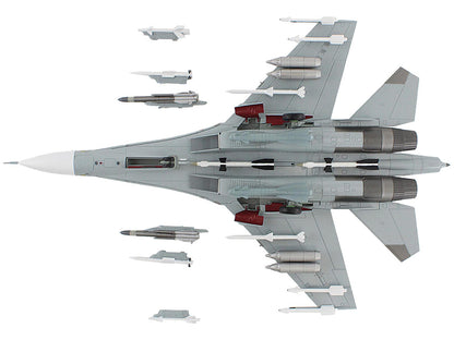 Sukhoi Su-30MK2 Flanker-G Fighter Aircraft "White 17 China" (2022) People's Liberation Army Naval Air Force (PLANAF) "Air Power Series" 1/72 Diecast Model by Hobby Master
