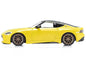 Nissan Fairlady Z RHD (Right Hand Drive) Ikazuchi Yellow with Black Top with Mini Book No.13 1/64 Diecast Model Car by Kyosho