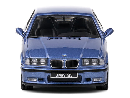 1999 BMW E36 M3 Coupe Estoril Blue Metallic 1/43 Diecast Model Car by Solido