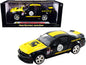 2008 Ford Shelby Mustang #08 "Terlingua" Black and Yellow "Shelby Collectibles Legend" Series 1/18 Diecast Model Car by Shelby Collectibles