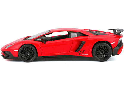 Lamborghini Aventador LP750-4 Red 1/24 Diecast Model Car by Bburago